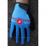 2020 Castelli Full Finger Gloves Blue Black (3)